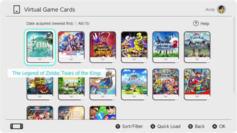 Virtual Game Card Guide .